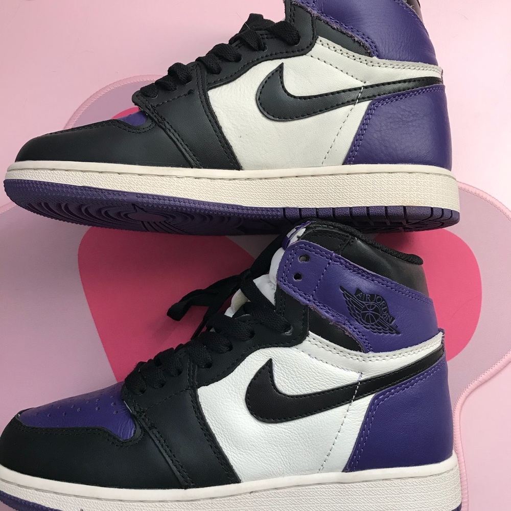 Purple Nike high top